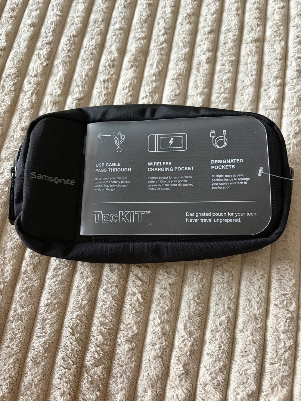 Samsonite TechKIT Travel Electronics Pouch - Black